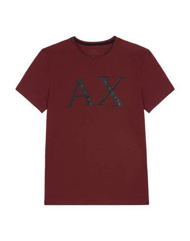 maroon armani exchange shirts